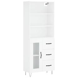 Helloshop26 - Buffet bahut commode armoire meuble de rangement organisateur cuisine salle de séjour salon haut 69,5 x 34 x 180 cm 02_0032622 - 300021_0