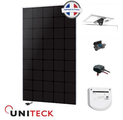 Kit solaire 110w 12v nautisme inclinable mppt back contact uniteck_0