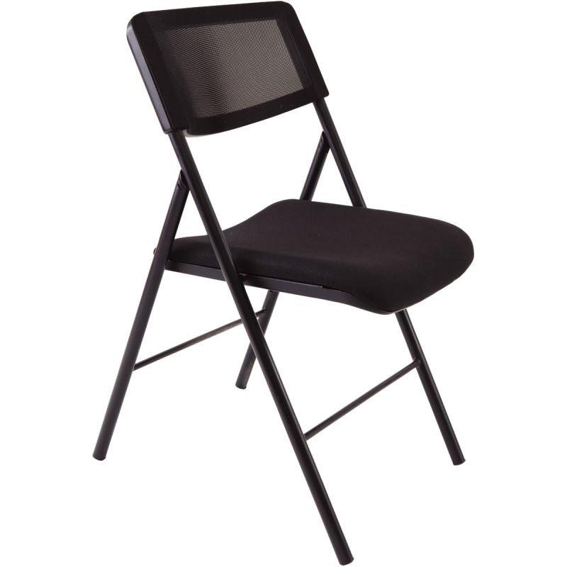 Lot 2 chaises pliantes d.Mesh noir - 838053_0