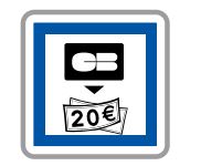 Panneau de signalisation indication - Distributeurs de billets de banque CE25 - Type CE et C1a_0