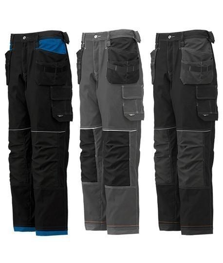 Pantalon de travail coton renfort Cordura Chelsea Helly Hansen, Coloris : Noir/Bleu, Taille pantalon : 48_0