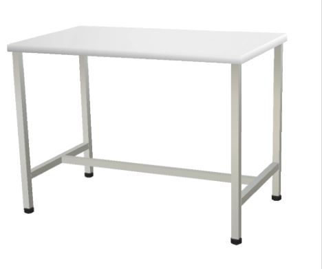 Patapoly - Table de découpe et billot en PEHD 500 - Hauteur ajustable de 750 à 1100 mm - Fabrication française_0
