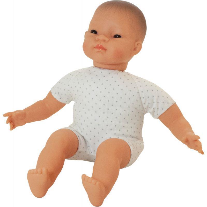 poupon avec cheveux au corps souple