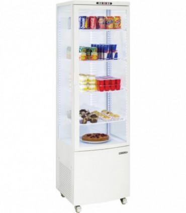 Vitrine réfrigérée positive à froid ventilé et dégivrage automatique, pour chr, traiteurs, boulangeries, chocolateries et pâtisseries - cvr235lb casselin_0