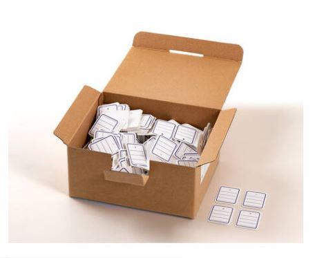 Étiquette pour vêtement 35x45 mm perforées - Référence 6805 - Lot de 1000 étiquettes_0