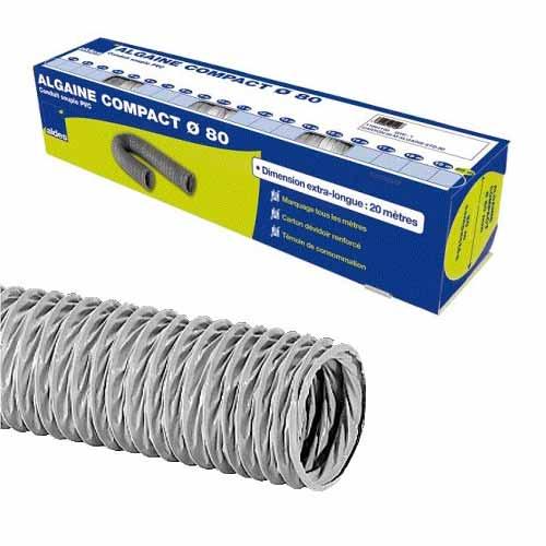 Gaine flexible pour VMC - Ø 160 mm Longueur 3 m-Alu compacte