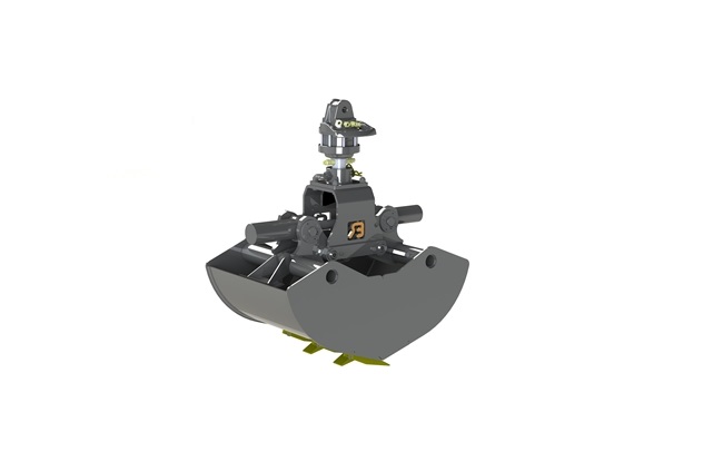 Benne preneuse HBC Bakker Hydraulic Products BV - pour mini-pelles 2500-4500 kg, tractopelles et grues_0