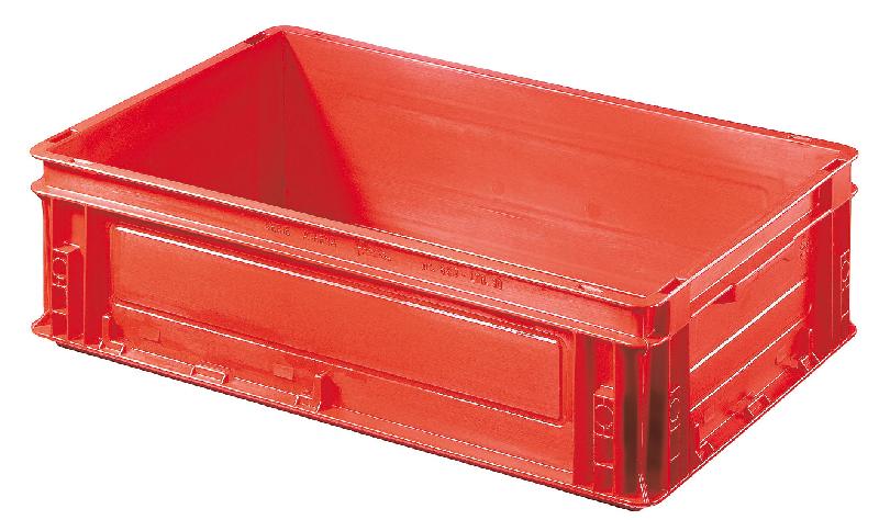 Caisse plastique athéna coloris rouge 30 litres_0