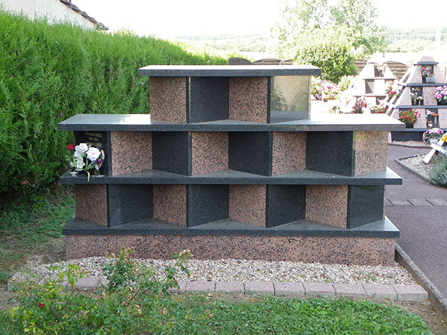 Columbarium droit floracube - de 1 case et de 1 à 4 niveaux_0
