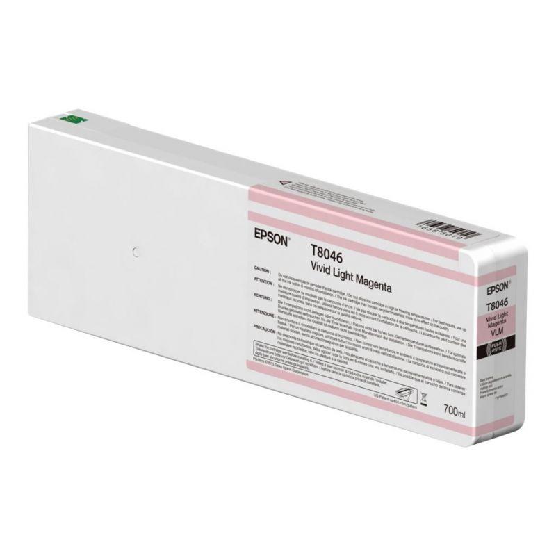 Epson - Cartouche d'encre pigmentaire vivid light magenta 700ml pour SC-P6000/7000/7000V/8000/9000/9000V_0
