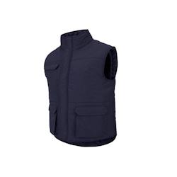 Gilet matelassé multipoches VELILLA bleu marine T.XL Velilla - XL bleu polyester 8435011433868_0