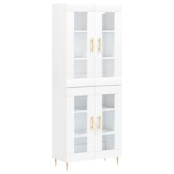 Helloshop26 - Buffet bahut commode armoire meuble de rangement organisateur cuisine salle de séjour salon haut 69,5 x 34 x 180 cm 02_0032691 - 300021_0