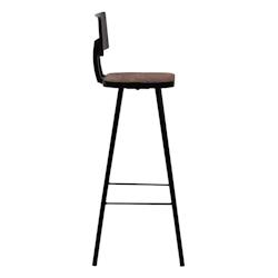 HELLOSHOP26 tabourets de bar design chaise siège similicuir blanc 1202060 x2 - 3000232756062_0