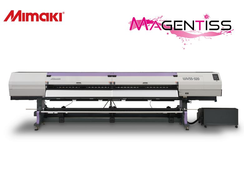 Imprimante UV LED grand format Mimaki UJV55-320 - Haute performance - Impression jusqu'à 3,2m - Gamme UV_0