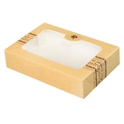 Coffret pâtissier décor Saveurs Nature 360x250x80mm x 100 JORIDEAL - marron en carton 3519400571005_0