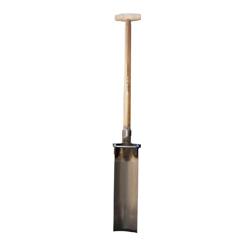 Louchet étroit ultra-résistant pour tranchée - fabrication artisanale - manche en hickory - Depypere 527903_0