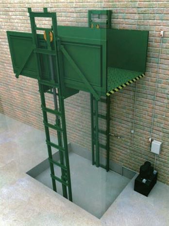 Monte-charge à double colonne opposées  - ELESER_0