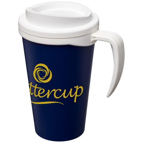 Mug isolant Americano® Grande 350 ml - double paroi avec couvercle à visser et poignée intégrée - fabriqué au Royaume-Uni_0