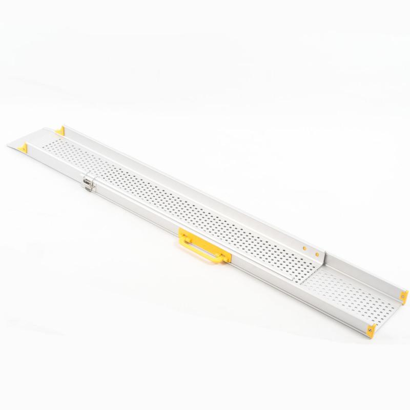 Paire de rampes d'accès télescopiques éco longues - aluminium strié - 4 types disponibles - charge maximale 275 kg_0