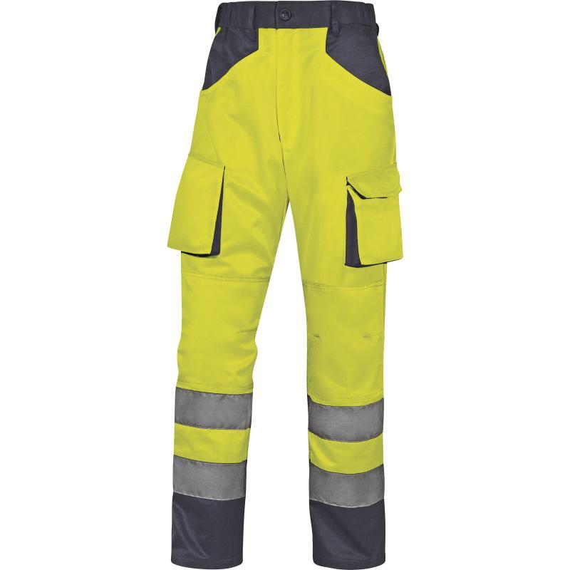 Pantalon de travail haute visibilité Mach2 - Coton/Polyester - Classe 2 - Bandes rétro-réfléchissantes - M2PHV_0