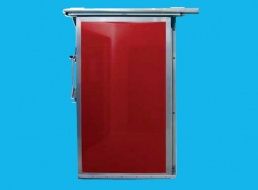 PCRA - Porte de chambre froide coulissante Plasteurop - Versions positive et négative_0