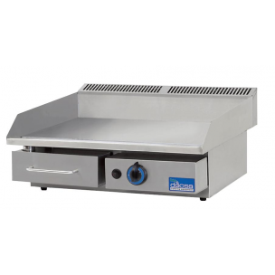 Plaque de cuisson professionnelle gaz - 550 ECO - inox, fonte, brûleurs en U, allumage électrique_0