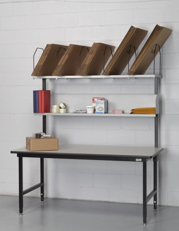 Poste d'emballage ergonomique - modulable et évolutif - hauteur réglable de 29 à 36 pouces - supporte jusqu’à 1 800 livres - fabriqué au Canada_0
