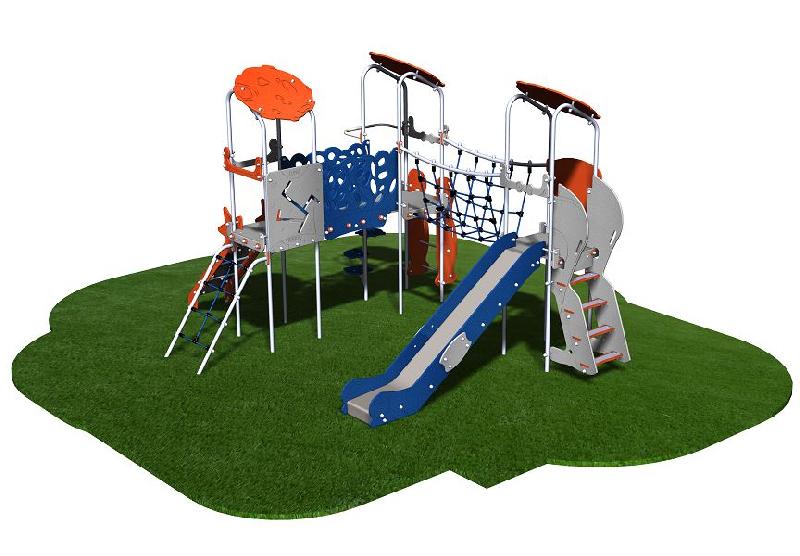 Structure de jeux inox - 3 tours - gamme Primo Spacio - PRS3121_0