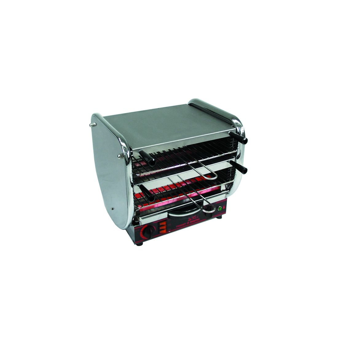 Toaster 2 étages junior/senior SOFRACA - Inox avec rampes quartz et minuterie_0