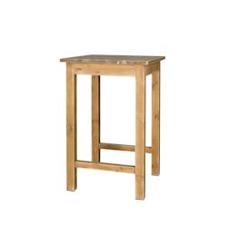 Tradis Mange-debout bois vieilli 75 x 75 x H 110 cm - 3701468401121_0