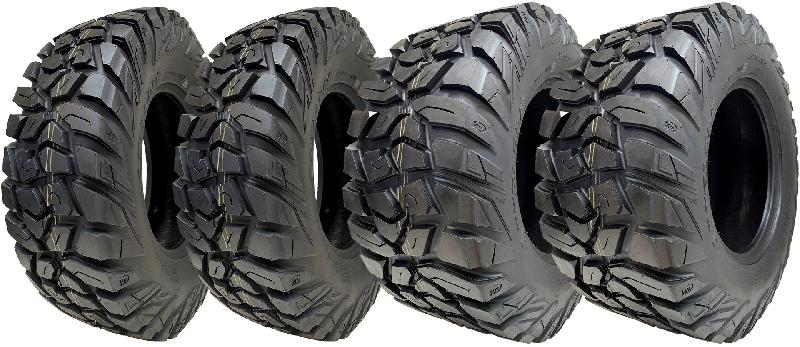 25x10.00-12  25x8.00-12 ATV Tyres 8ply WL03 OBOR Antelope Road Legal (Set of 4)_0