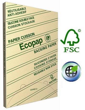 500 FEUILLES DE CUISSON ECOPAP 53 X 32.5 CM