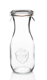 6 bouteilles weck® flacon® 540 ml avec couvercles en verre et joints (clips non inclus)_0