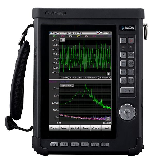 Analyseur vibratoire et acoustique multivoies avec écran tactile 7