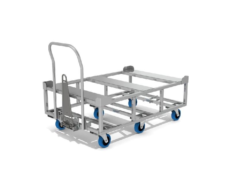 Base tubulaire tractable à charge utile de 500 kg - Longueur 800 mm_0