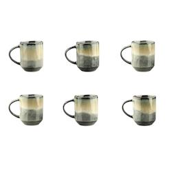 Bjorn Mug GENESIS 40cl - 6 pièces - Terre - gris 3760293967882_0
