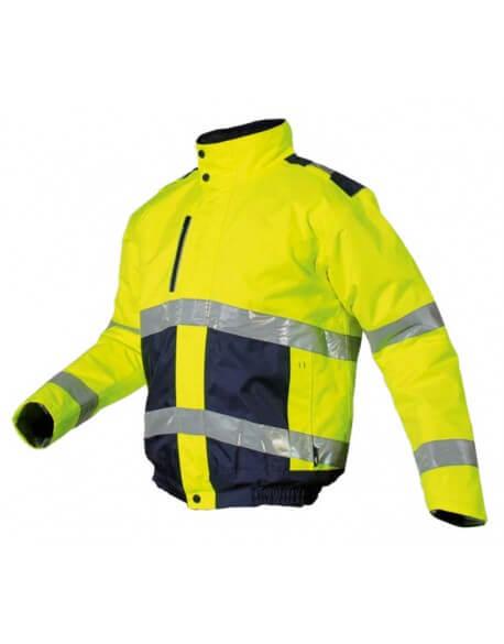 Blouson haute visibilité matelassé Wyoming - BLO0003 - EN471 - chaud, imperméable et résistant_0