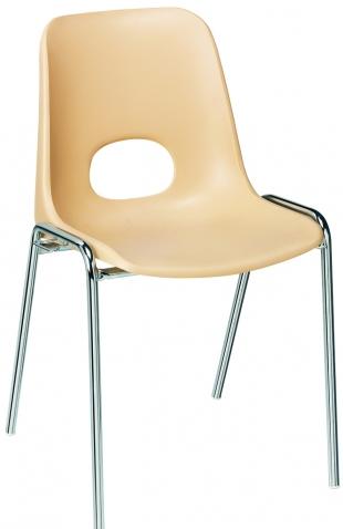 Chaise empilable Bologne - polyvalente et pratique - 14 coloris disponibles_0