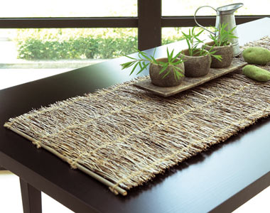  Chemin  de  table  sets de  table  bambou 