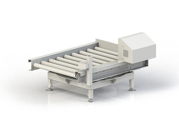 Convoyeur à rouleaux rotatif - tout inox - charge jusqu'à 1,5 T - pour palettes bois et plastique_0