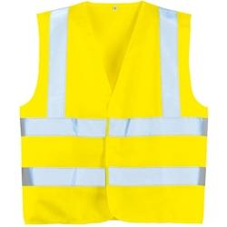 Coverguard - Gilet HV jaune bandes baudrier double ceintures rétro réfléchissantes YARD classe 2 (Pack de 50) Jaune Taille XL - XL jaune 3435241702425_0