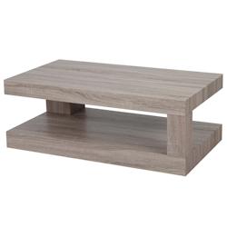 Décoshop26 - Table basse table de salon 40x110x60 cm MDF aspect chêne foncé 04_0008427 - 3000262558254_0