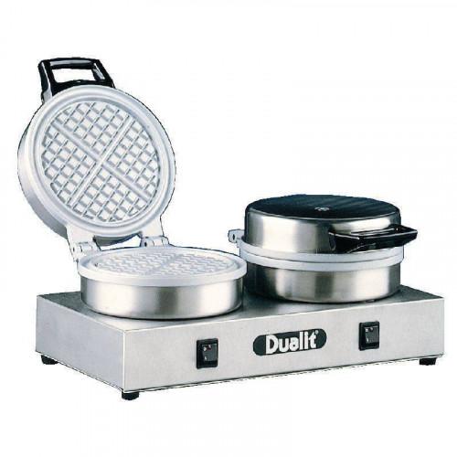 GAUFRIER DOUBLE EN FONTE PROFESSIONNEL ÉLECTRIQUE DUALIT