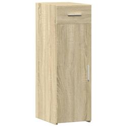 HELLOSHOP26 - Buffet bahut commode armoire de rangement - Bois d'ingénierie - Chêne sonoma - 30 x 42,5 x 93 cm_0