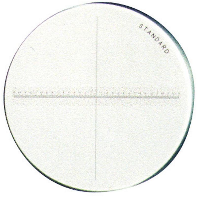 Loupe de mesure graduée 0-20 mm au 0,1 mm - Plaque carrés et cercles - Étui cuir inclus_0