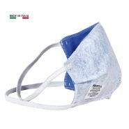 Masque en tissu - Cofra - lavable, filtrant, polyester hydrofuge et coton confortable_0