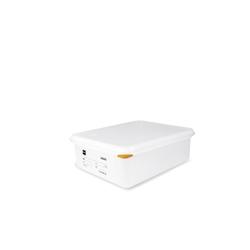 METRO PROFESSIONAL Récipient GN 1/2, 100 mm, polypropylène, avec couvercle - blanc plastique polypropylène 4067373610942_0