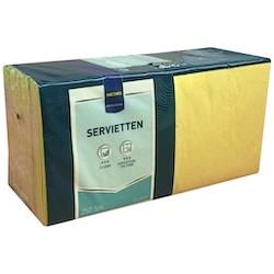 METRO PROFESSIONAL Serviette 2 plis jaune 40 x 40 cm x 250 - matière organique 220086_0
