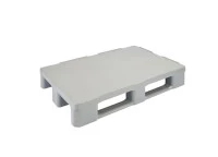 Palette plastique Europe 1200x800 pleine - matière vierge - pour charges moyennes et lourdes_0