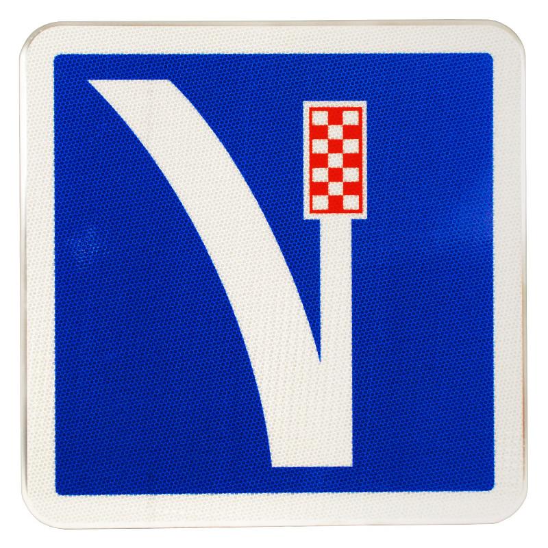 Panneau indication voie de détresse à droite C26A - signalisation routière obligatoire_0